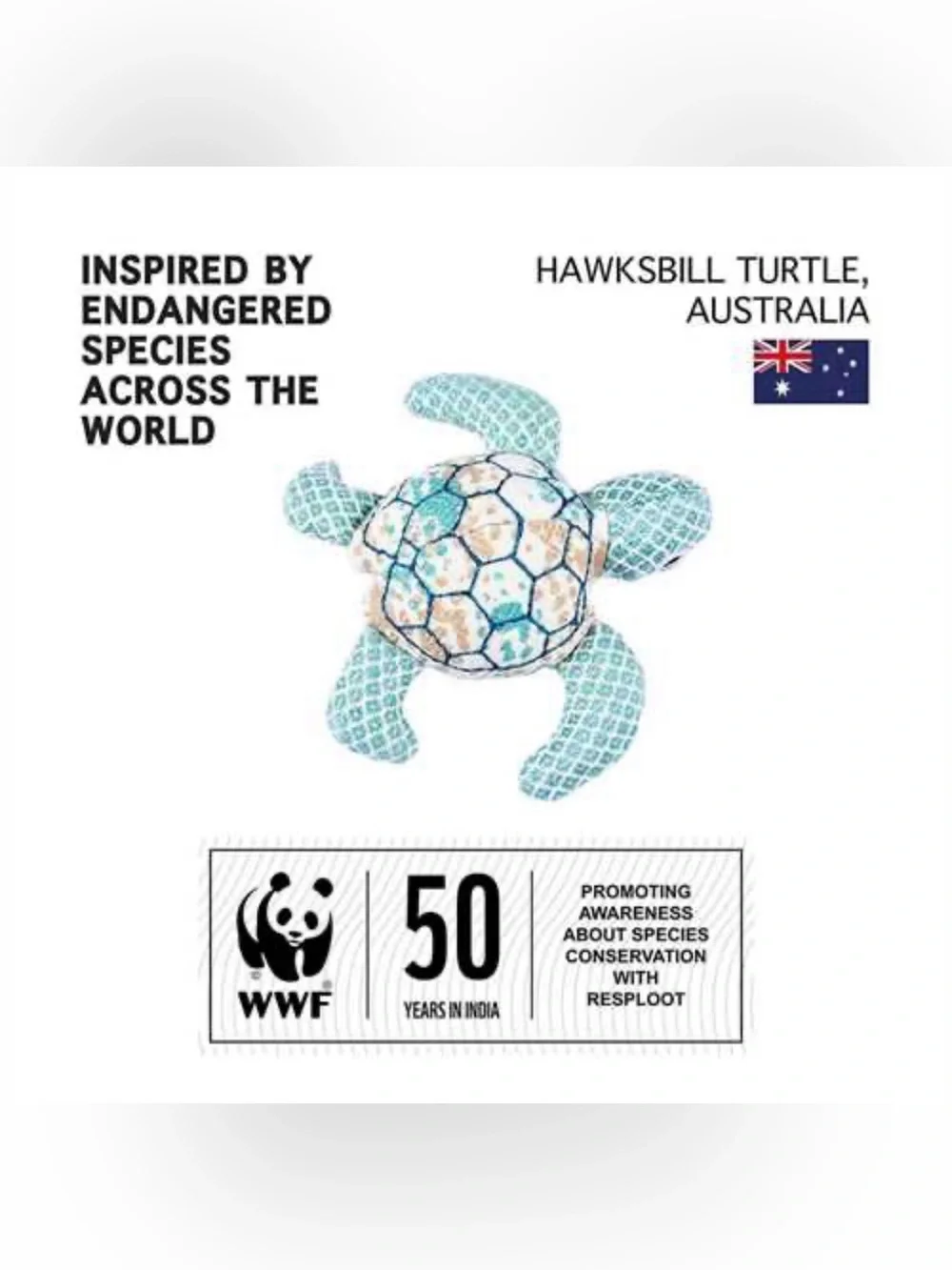 Resploot Hawksbill Turtle Dog Toy